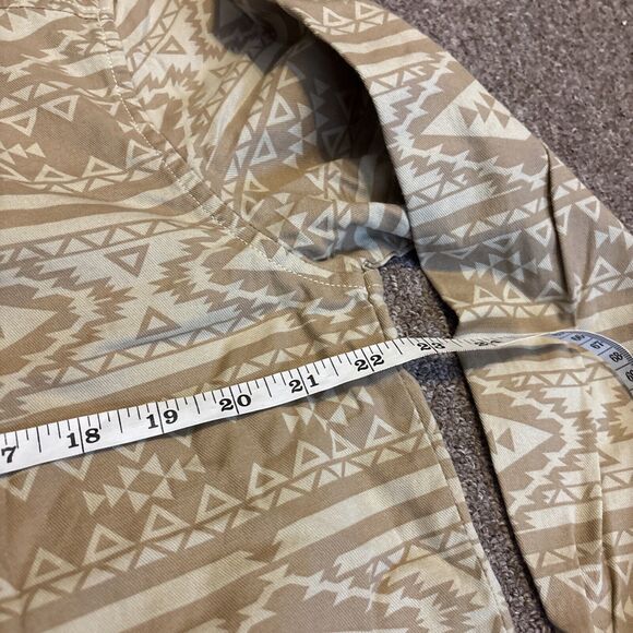 New Chubbies Quarter Button Brown Size Large Multicolor Aztec Pattern NWT - Picture 3 of 9